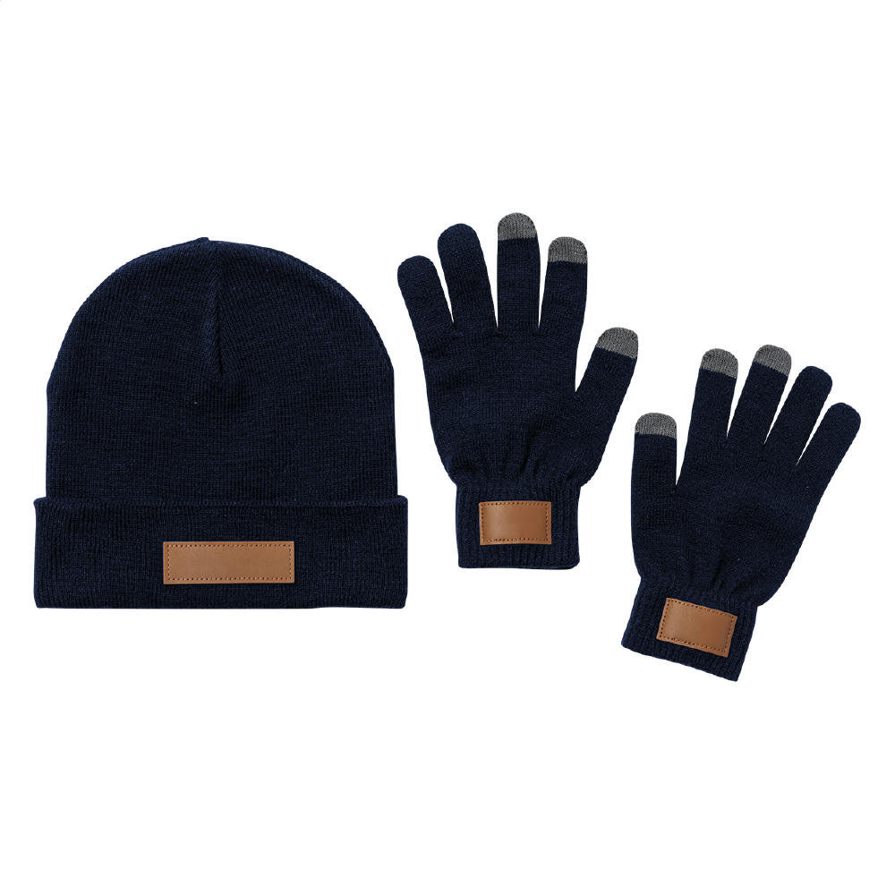 Product image Mützen- und Handschuh-Set Pashen Werbeartikel