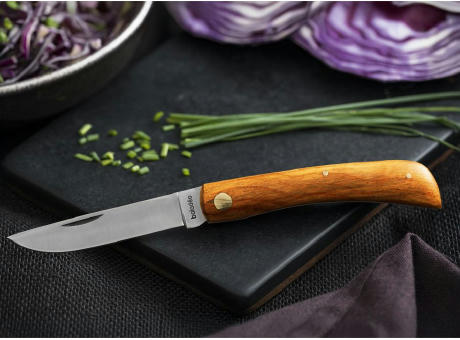 Traditionelles Taschenmesser 'Terroir', Olivenholz Werbeartikel
