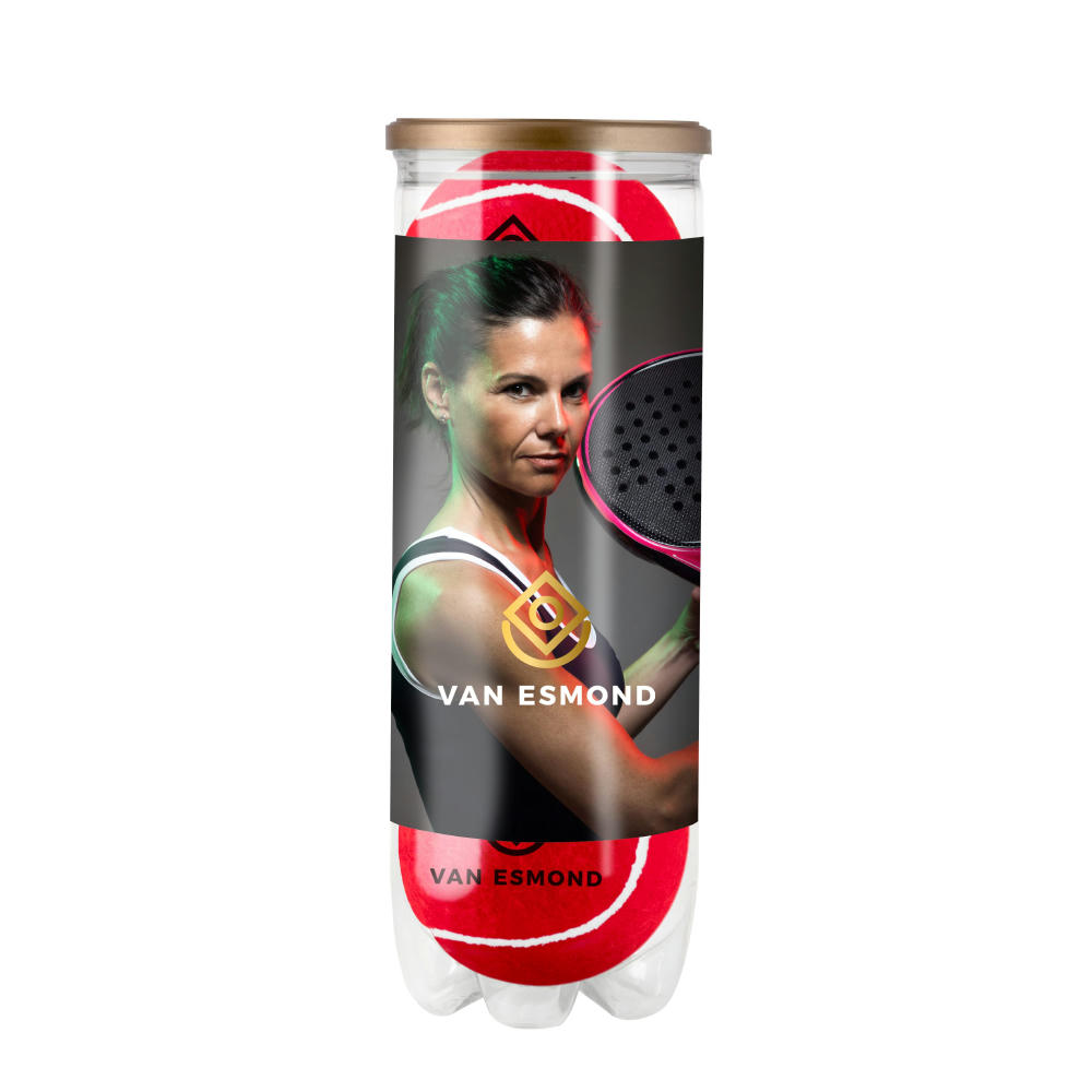 Product image Röhre farbige Padelbälle Werbeartikel