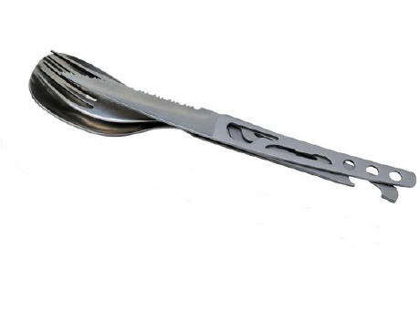 Besteckset 'Basecamp', mit einer Tasche aus Neopren Werbeartikel