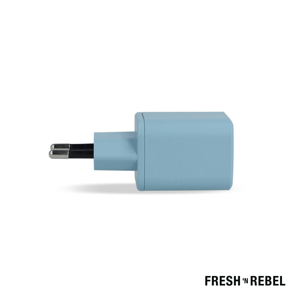 2WC30 I Fresh 'n Rebel Mini Charger USB-C + A PD // 30W Werbeartikel