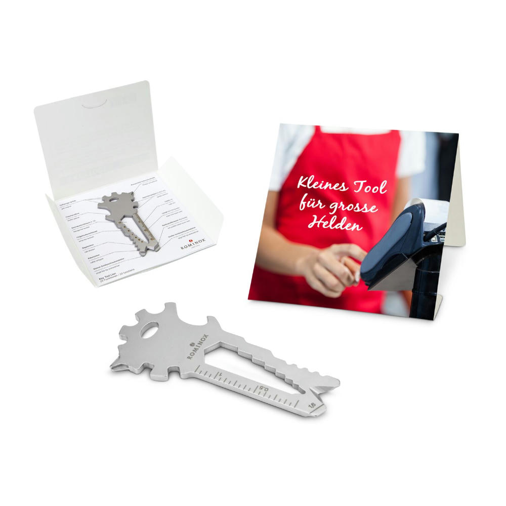 Product image Geschenkartikel: ROMINOX® Key Tool Truck / LKW (22 Funktionen) im Motiv-Mäppchen Große Helden (Einzelhandel) Werbeartikel