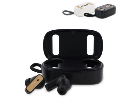 TWS Earbuds bamboo Werbeartikel