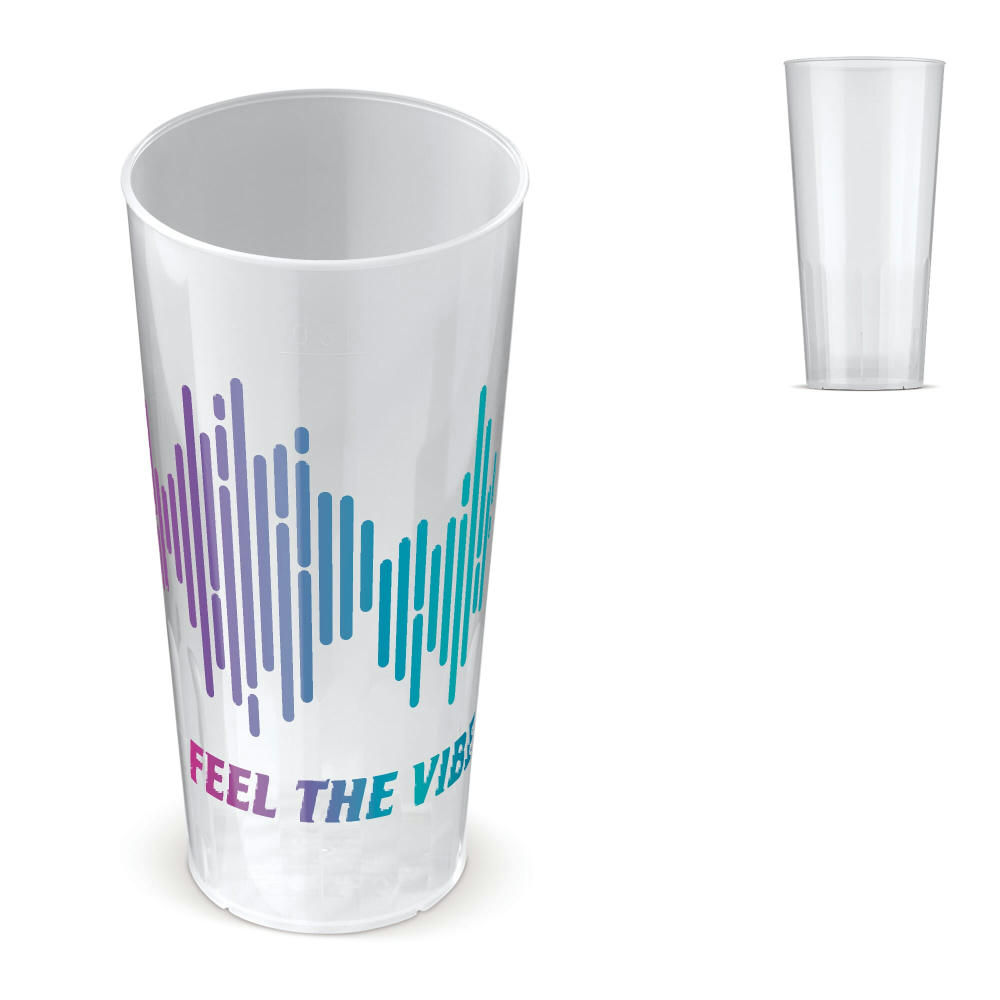 Product image Ecologic-Becher Design PP 500ml Werbeartikel