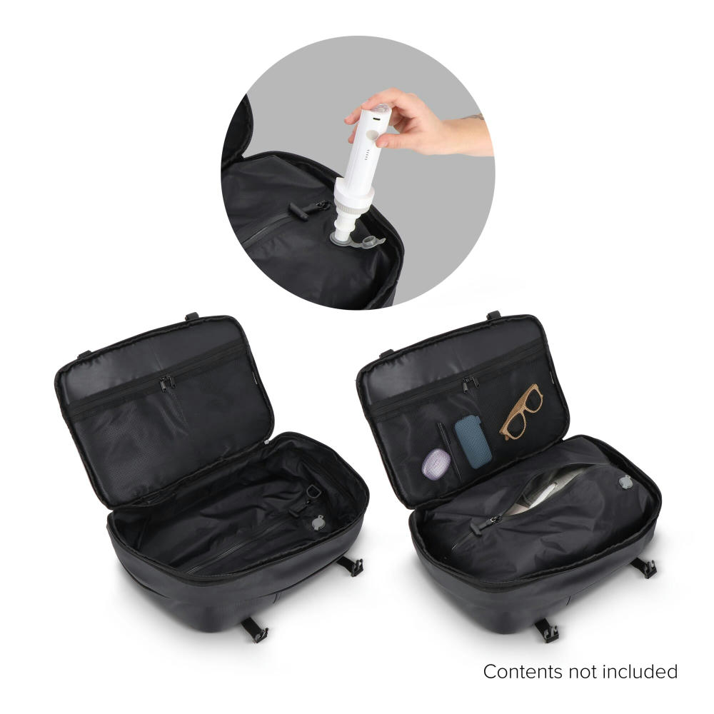 PU-beschichteter Dalston-Rucksack Vakuumrucksack 30 x 15 x 45 cm 20 l Werbeartikel