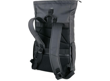 TROIKA Roll Top Rucksack TROIKA BLACK ROLL TOP Werbeartikel