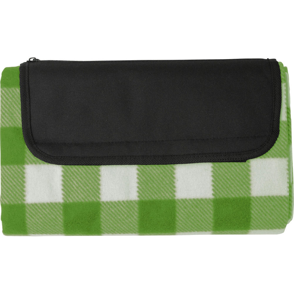 Product image rPET faltbare Polarfleece-Decke Vesper Werbeartikel