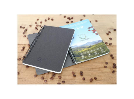 Coffee Notebook Wire-O A5 Notizbuch bedrucken
