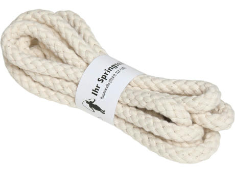 Springseil - Baumwolle natur Werbeartikel