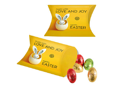 Product image Promo-Kissenverpackung mit Ferrero Küsschen Eiern Werbeartikel