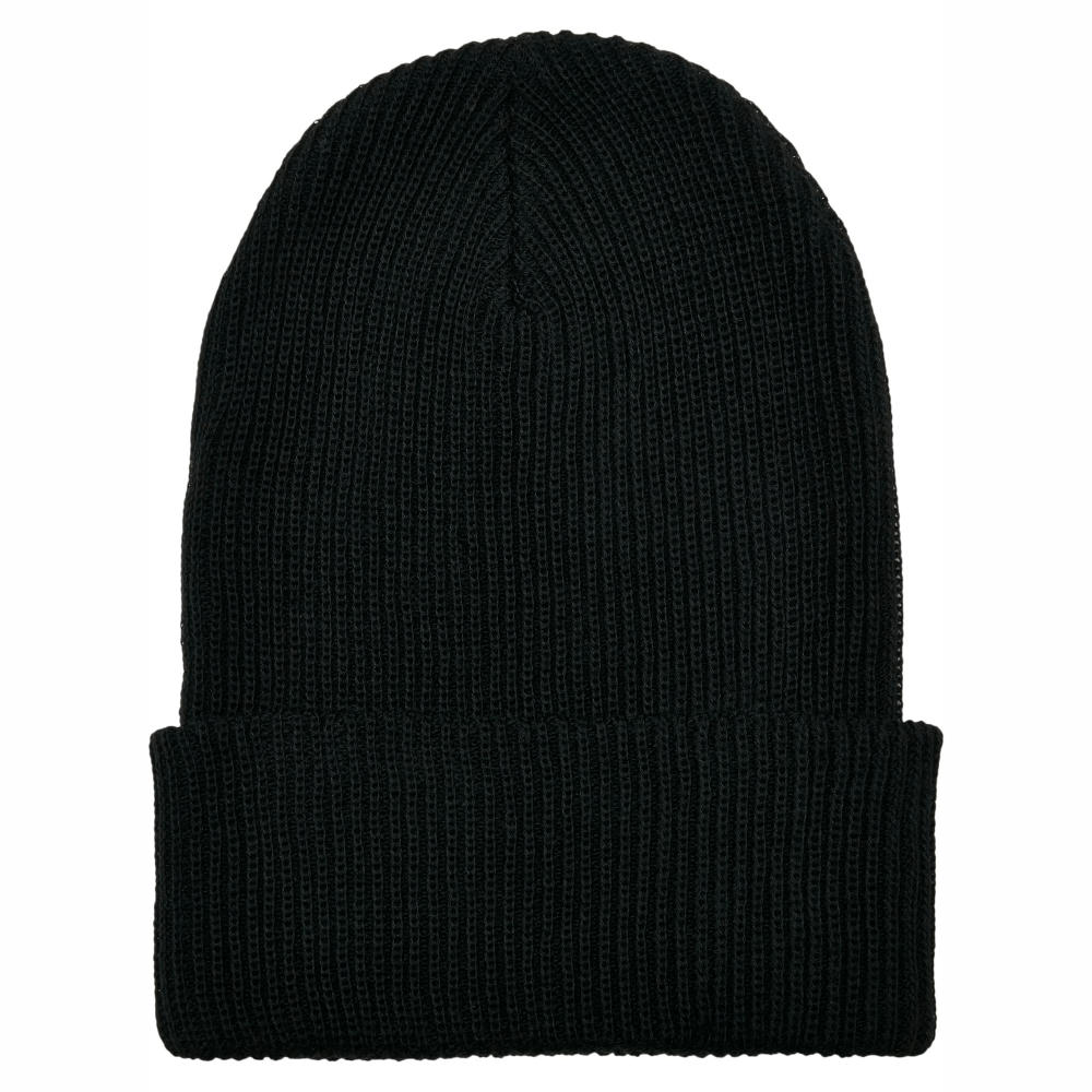 FX1504RY007-Recycled Yarn Ribbed Knit Beanie Werbeartikel