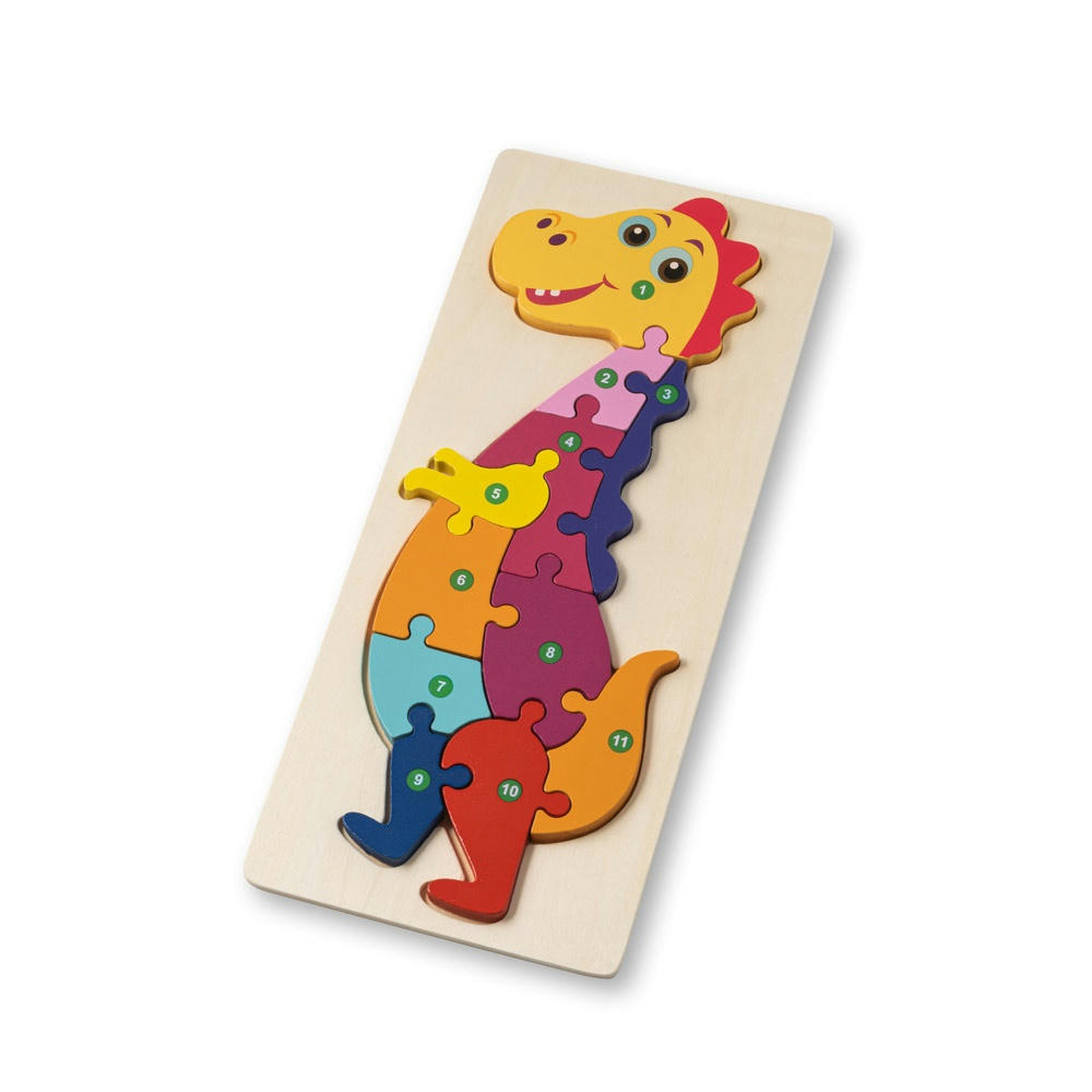 Product image DIPLODOCO. Puzzle in Dinosaurierformat aus Kiefernsperrholz Werbeartikel