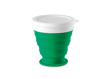 Product image ASTRADA. faltbarer Reisebecher aus Silikon und PP 250 ml bedrucken