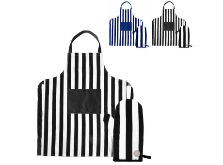 Aron Schürze &amp; Grillhandschuh-Set Werbeartikel