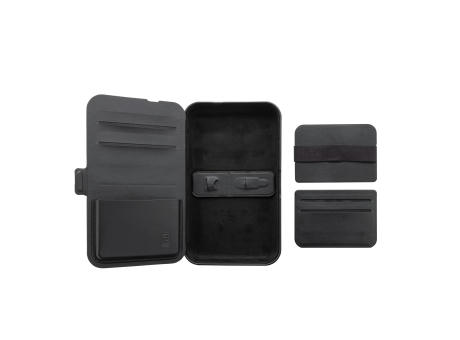 Swiss Peak Travel-Case aus RCS rec. PU mit 3-in-1-Charger Werbeartikel