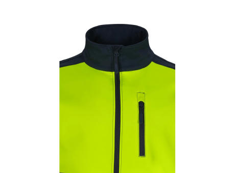 VL HESTIA LARGE. Zweifarbige Softshell-Jacke (280 g/m²), mit Fleece-Futter und TPU-Membran, aus Polyester (96 %) und Elasthan (4 %) Werbeartikel