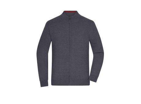 Men's Zip Cardigan - Klassische Strickjacke mit Reißverschluss Werbeartikel