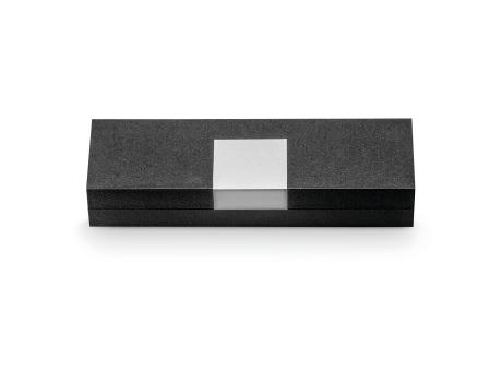 IMPERIO. Kugelschreiber- und Rollerset aus Metall mit Drehmechanik Werbeartikel