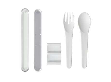 Lunchbesteck mit Box Werbeartikel