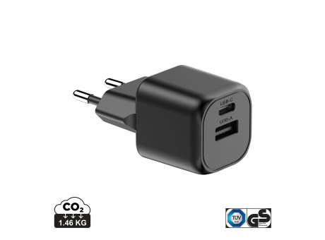 Urban Vitamin Monterey 20W-GAN-Ladegerät aus RCS rec. PC Werbeartikel