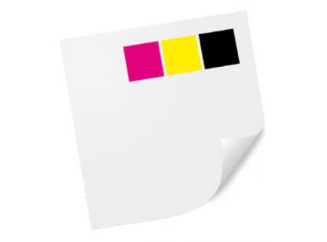 Einzelblattdruck für Zettelspeicher  Werbeartikel