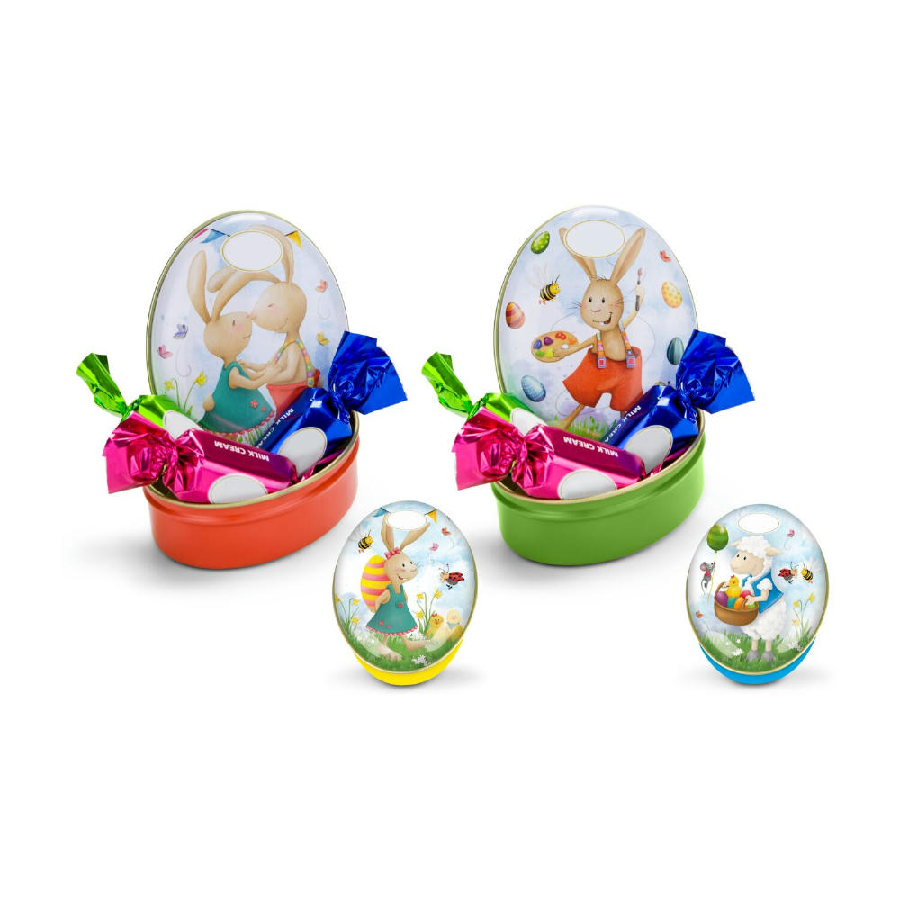 Product image Geschenkartikel / Präsentartikel: Schokoladendose Osterhase Werbeartikel