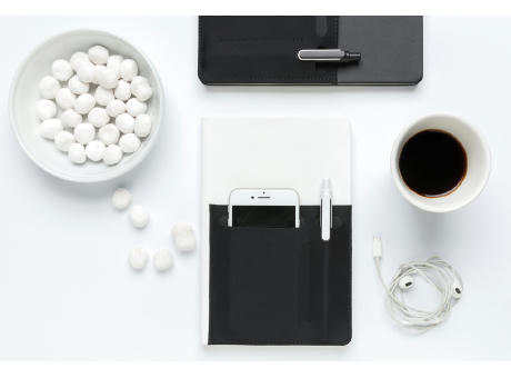 A5 Deluxe Notizbuch mit Fächern bedrucken