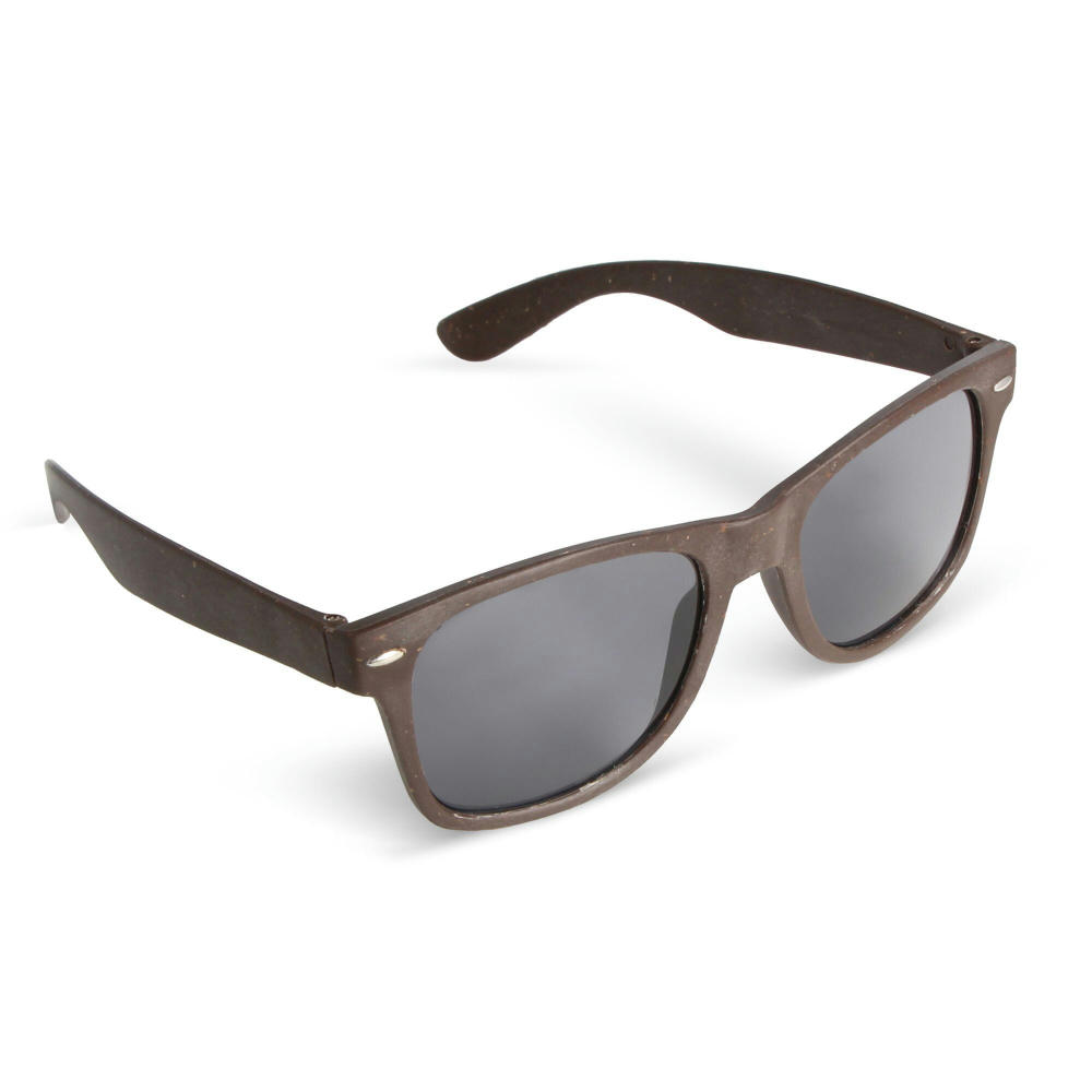 Sonnenbrille Justin Kaffee-Faser UV400 Werbeartikel