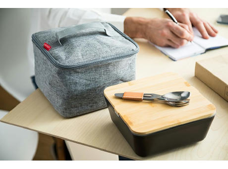 Bento 'Saitama', mit Bambusdeckel Werbeartikel