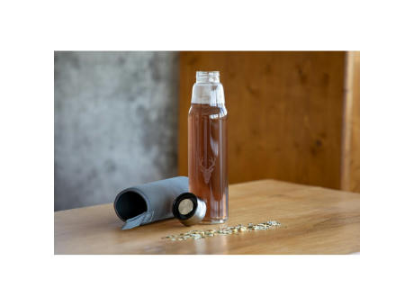 Product image Glasflasche mit Hülle "Life" 0,7 l bedrucken