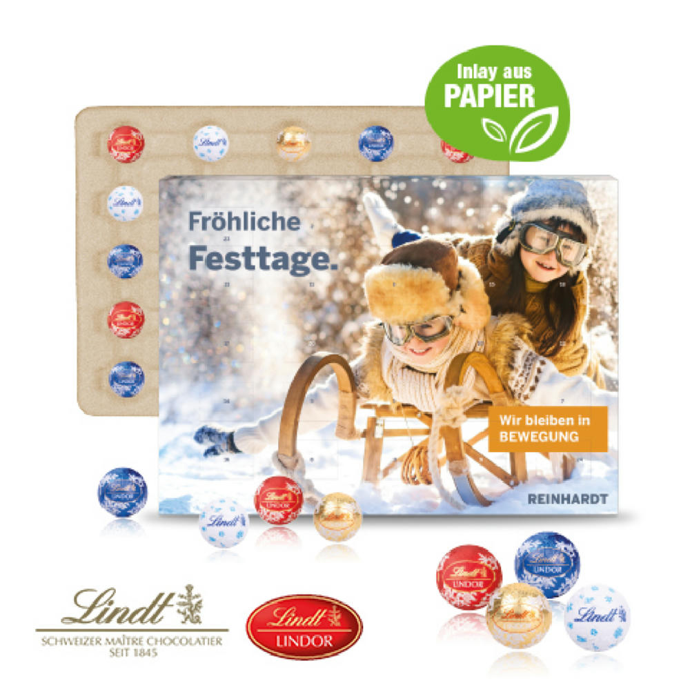 Product image Wand-Adventskalender Lindt "Gourmet Edition" Werbeartikel
