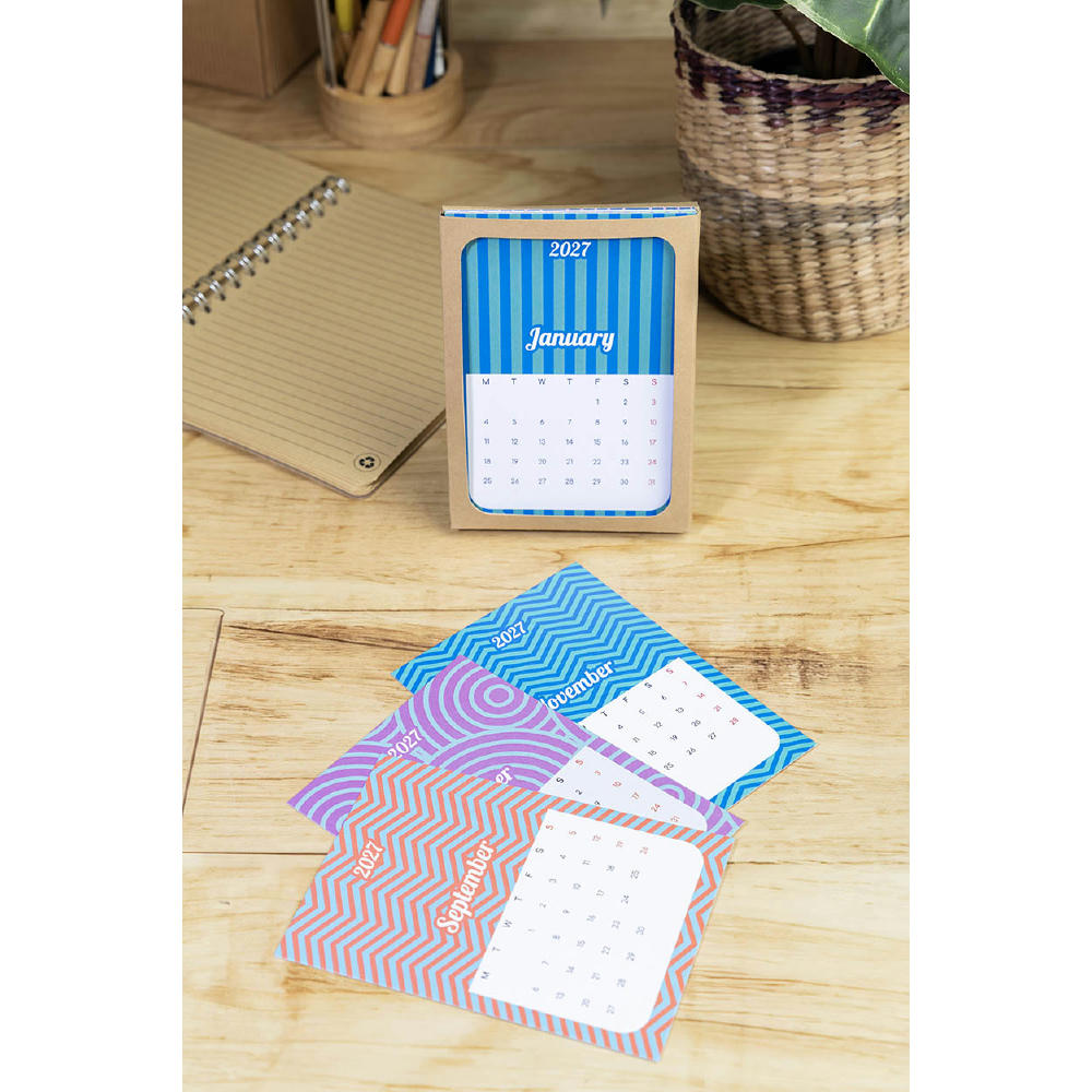 Individueller Tischkalender CreaDate Shuffle Werbeartikel