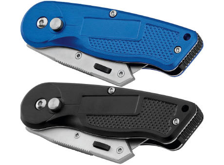 Trapezklingen-Klappmesser "Profi Cut schwarz" Werbeartikel