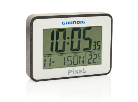 Grundig Thermometer, Wecker und Kalender Werbeartikel