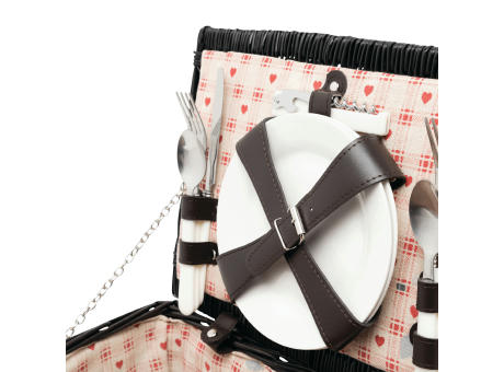 SUNSET PARK - Weiden-Picknickkorbfür 2 Personen Werbeartikel