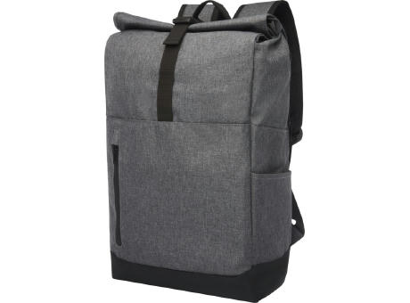 Hoss 15,6" GRS recycelter Rolltop Laptop-Rucksack 12L bedrucken