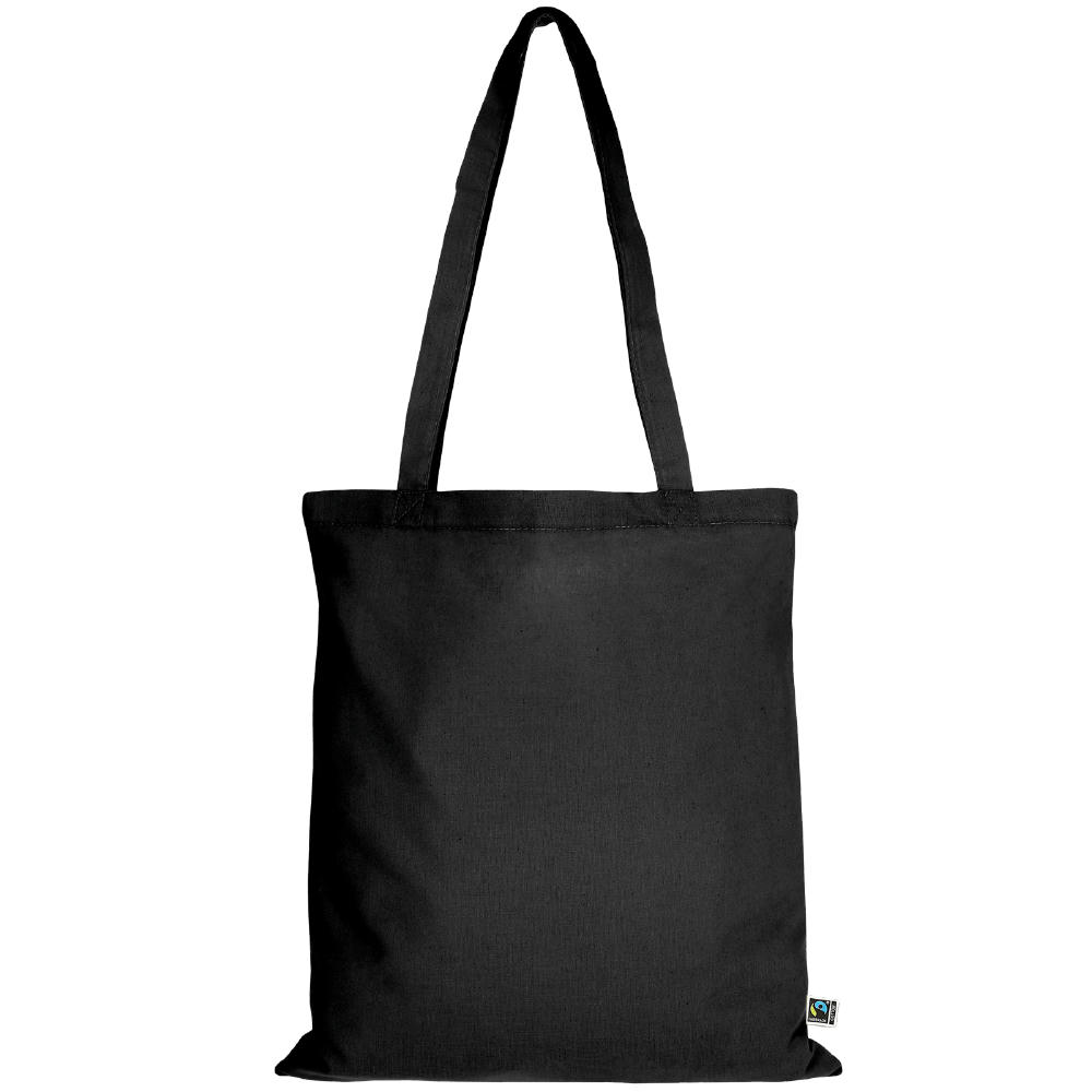 T15011-TEXXILLA Tasche aus Fairtrade-zertifizierter Baumwolle mit zwei langen Henkeln, ca. 140 g/m², ca. 38 x 42 cm Werbeartikel