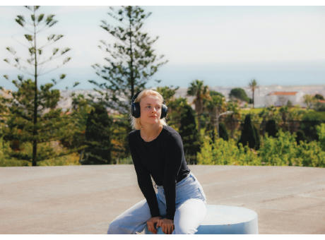 Soundpro ANC Kopfhörer aus RCS rec. Kunststoff Werbeartikel