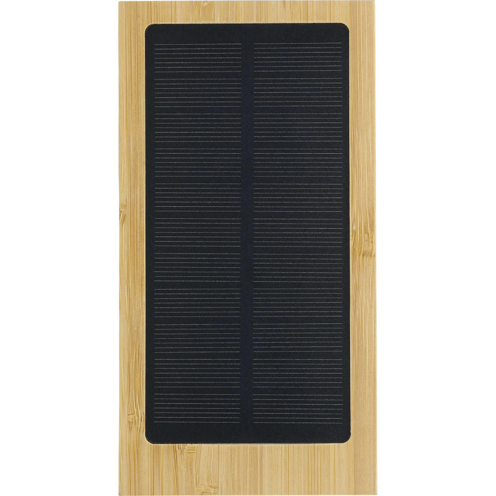 Bambus Solar-Powerbank Elz Werbeartikel