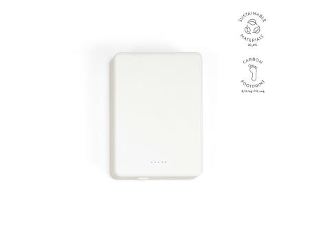 Hooke Powerbank aus rABS mit 10.000 mAh. Magnetisches Laden bedrucken