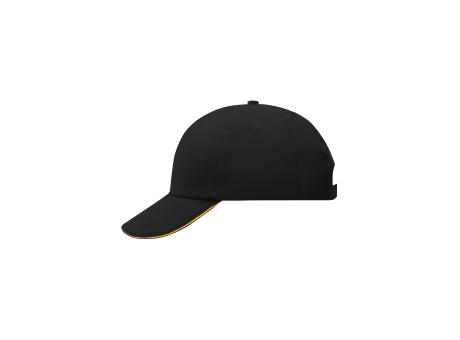 6 Panel Raver Sandwich Cap - Klassisches Allround-Cap mit kontrastfarbigem Sandwich Werbeartikel