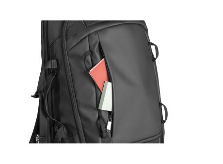 Product image KAMPALA. Laptop-Rucksack aus 900D hochdichtem recyceltem Polyester mit wasserdichter Beschichtung und 210D Futter aus recyceltem Polyester 17'3" bedrucken