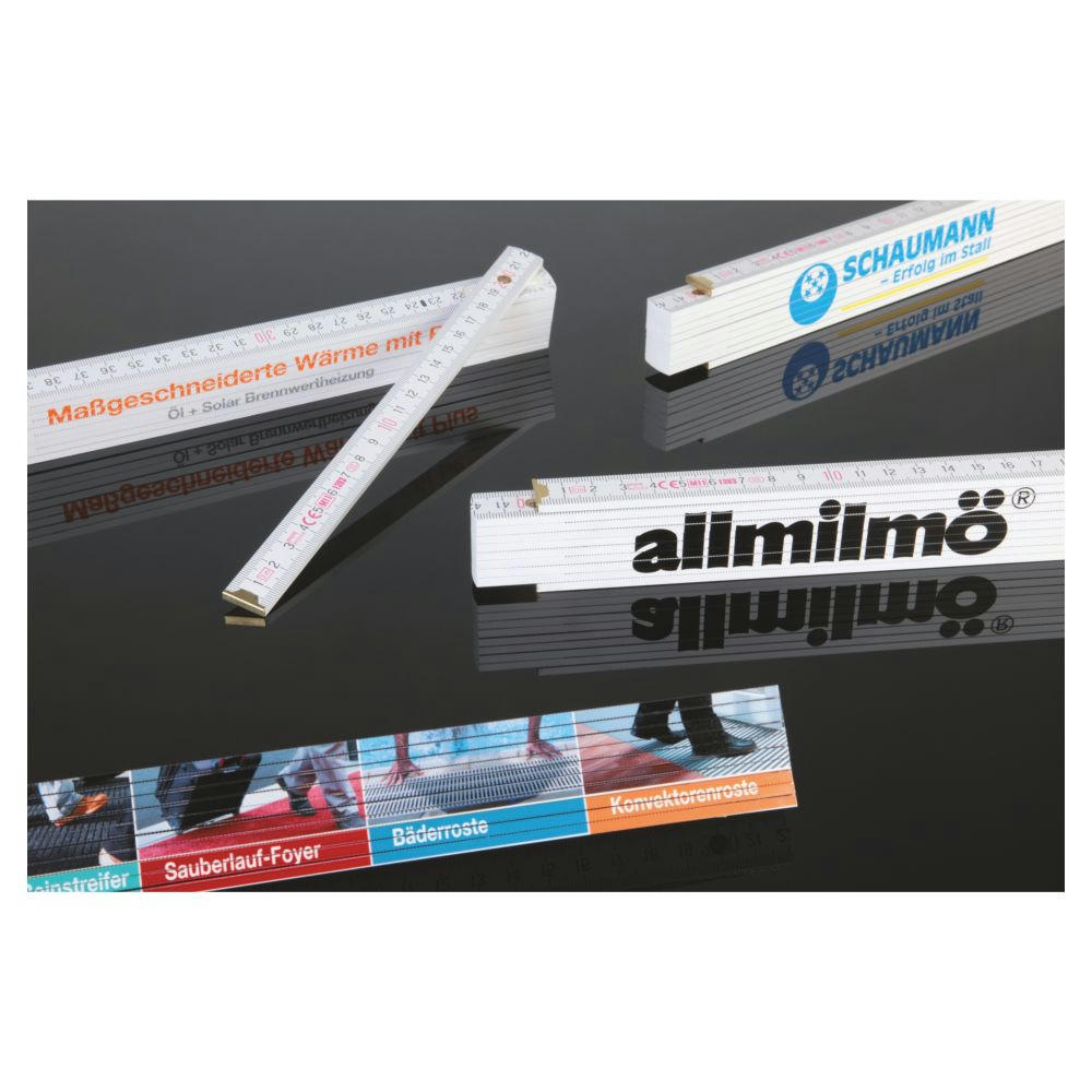 Holz-Gliedermaßstab Werbeartikel