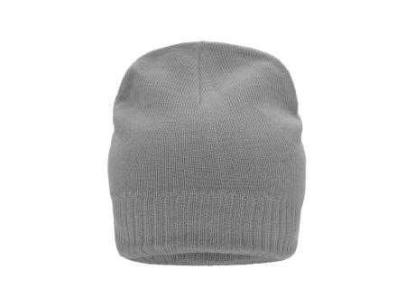 Product image Knitted Beanie with Fleece Inset - Strickmütze mit Fleece Einsatz im Stirnbereich Werbeartikel