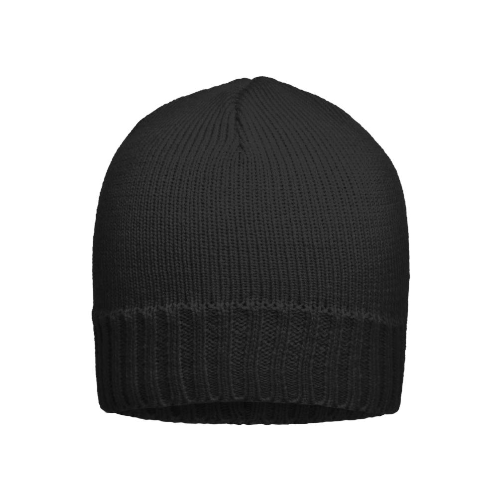 Product image Rib-Beanie - Enganliegende Strickmütze mit geripptem Rand Werbeartikel