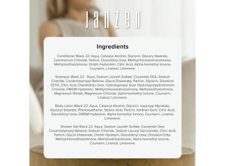 Janzen Travel Set Black 22 Werbeartikel