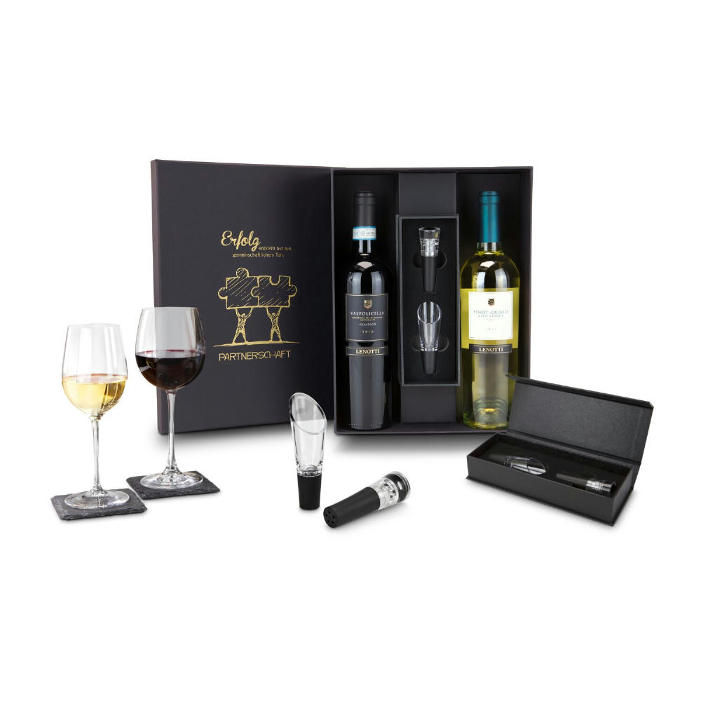 Product image Geschenkset / Präsenteset: Wein-Partnerschaft Werbeartikel