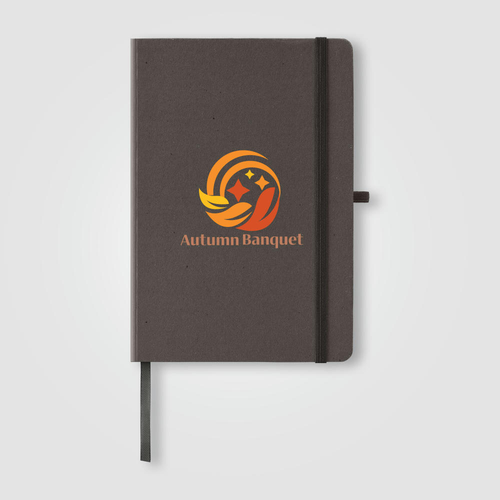 Product image Terra Notizbuch mit festem Einband aus recyceltem Milchkarton - A5 Werbeartikel