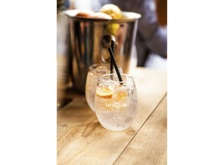 HappyGlass Tik Tucker Wasserglas Tritan 400 ml Werbeartikel