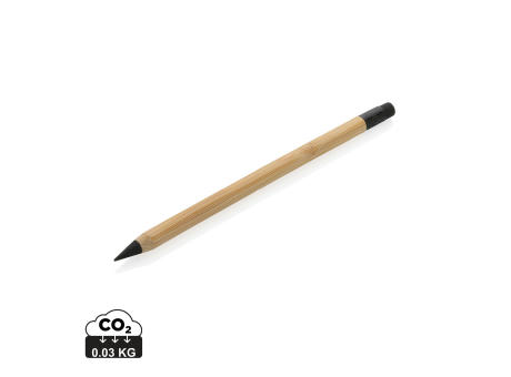 Bambus Infinity-Stift mit Radiergummi bedrucken